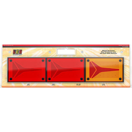 LED Autolamps Stop/Tail/Indicator LED Light 12-24V Diffused Tail 595BARRM