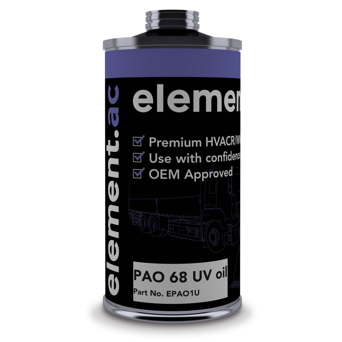 element.ac PAO 68 oil UV (Polyalphaolefin) 1L EPAO1U