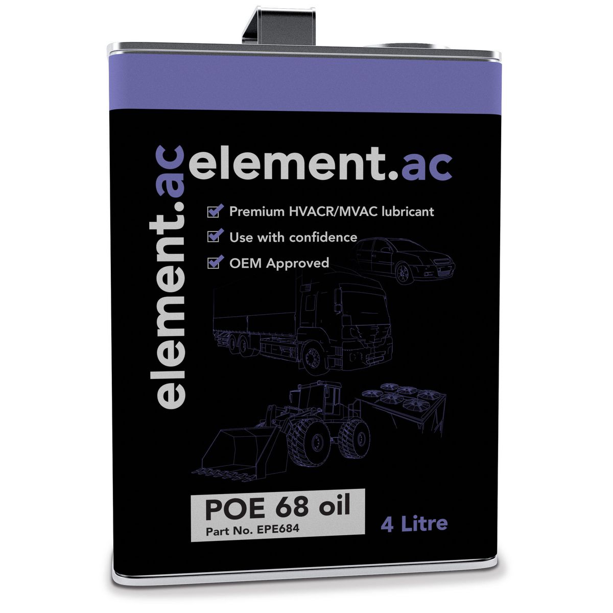 element.ac POE 68 oil (Polyolester) 4L EPE684