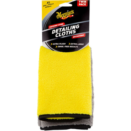 Meguiars Supreme Shine Detailing Cloth Twin Pack AX2020