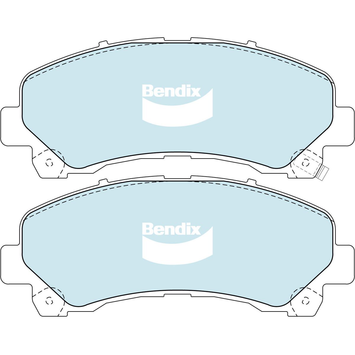 Bendix Ultimate 4WD Brake Pad Set Front DB1841 ULT4WD