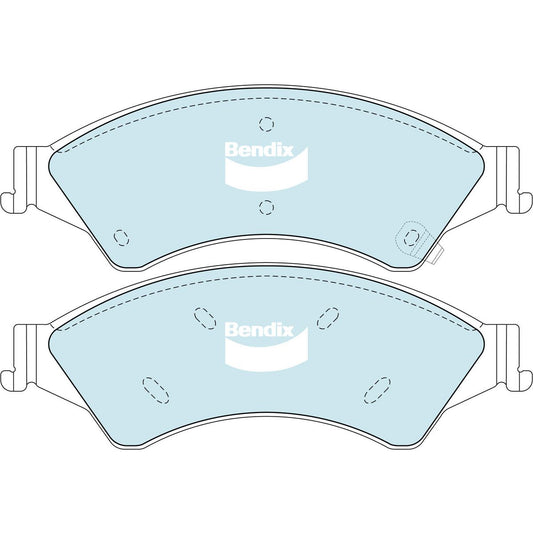 Bendix Ultimate 4WD Brake Pad Set Front DB2074 ULT4WD