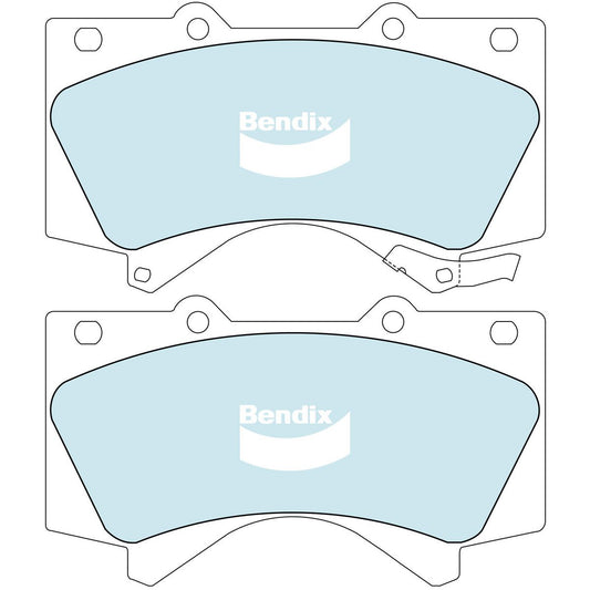 Bendix Ultimate 4WD Brake Pad Set Front DB1838 ULT4WD