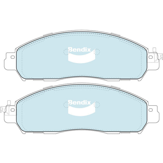 Bendix Ultimate 4WD Brake Pad Set Front DB2374 ULT4WD