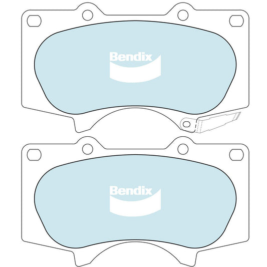 Bendix Ultimate 4WD Brake Pad Set Front DB1482 ULT4WD
