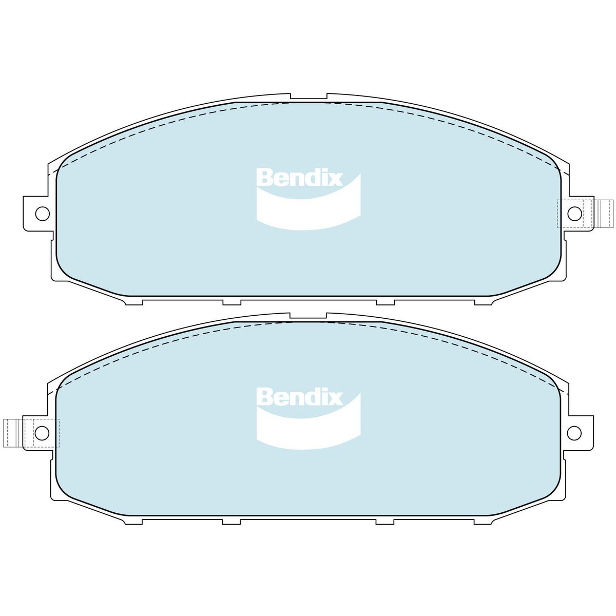 Bendix Ultimate 4WD Brake Pad Set Front DB1361 ULT4WD