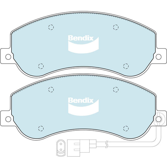 Bendix Ultimate 4WD Brake Pad Set Front DB1915 ULT4WD