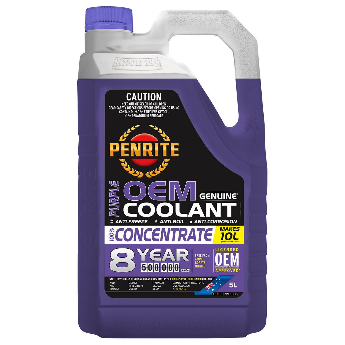 Penrite Purple OEM Genuine Coolant Concentrate 5L