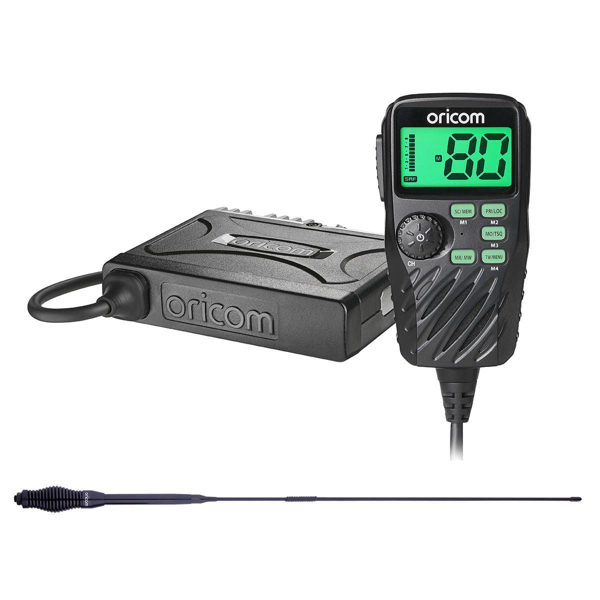 Oricom 4x4 Touring Pack Micro 5W CB Radio w/ Antenna UHF390TP