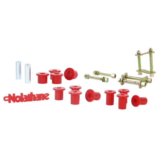 Nolathane Shackle And Pin Kit Rear Spring Bushing And Greaseable NEK43