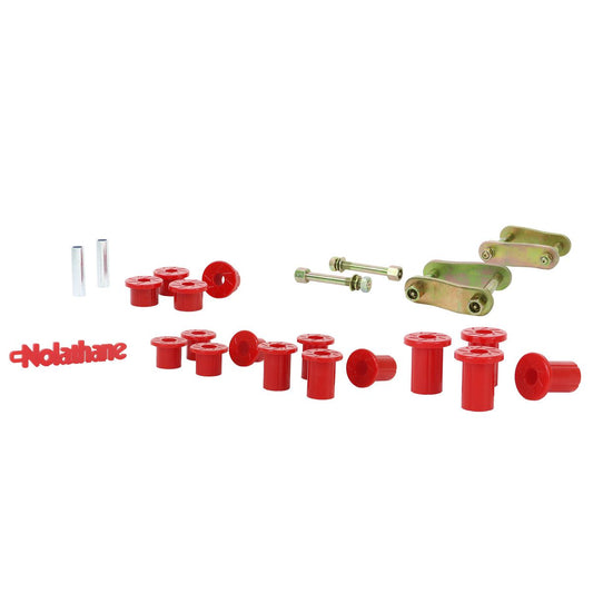Nolathane Shackle And Pin Kit Rear Spring Bushing And Greaseable NEK42