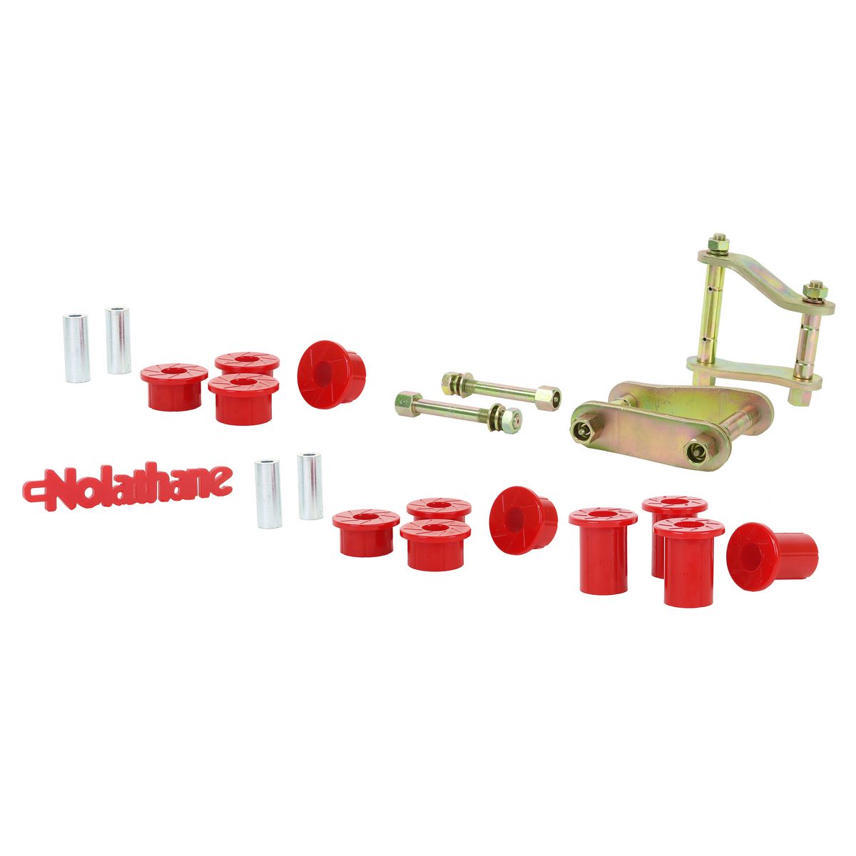 Nolathane Shackle And Pin Kit Rear Spring Bushing And Greaseable NEK44