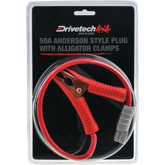 Drivetech 4x4 Dt-Anderson 50A Battery Clip Lead DTAPC