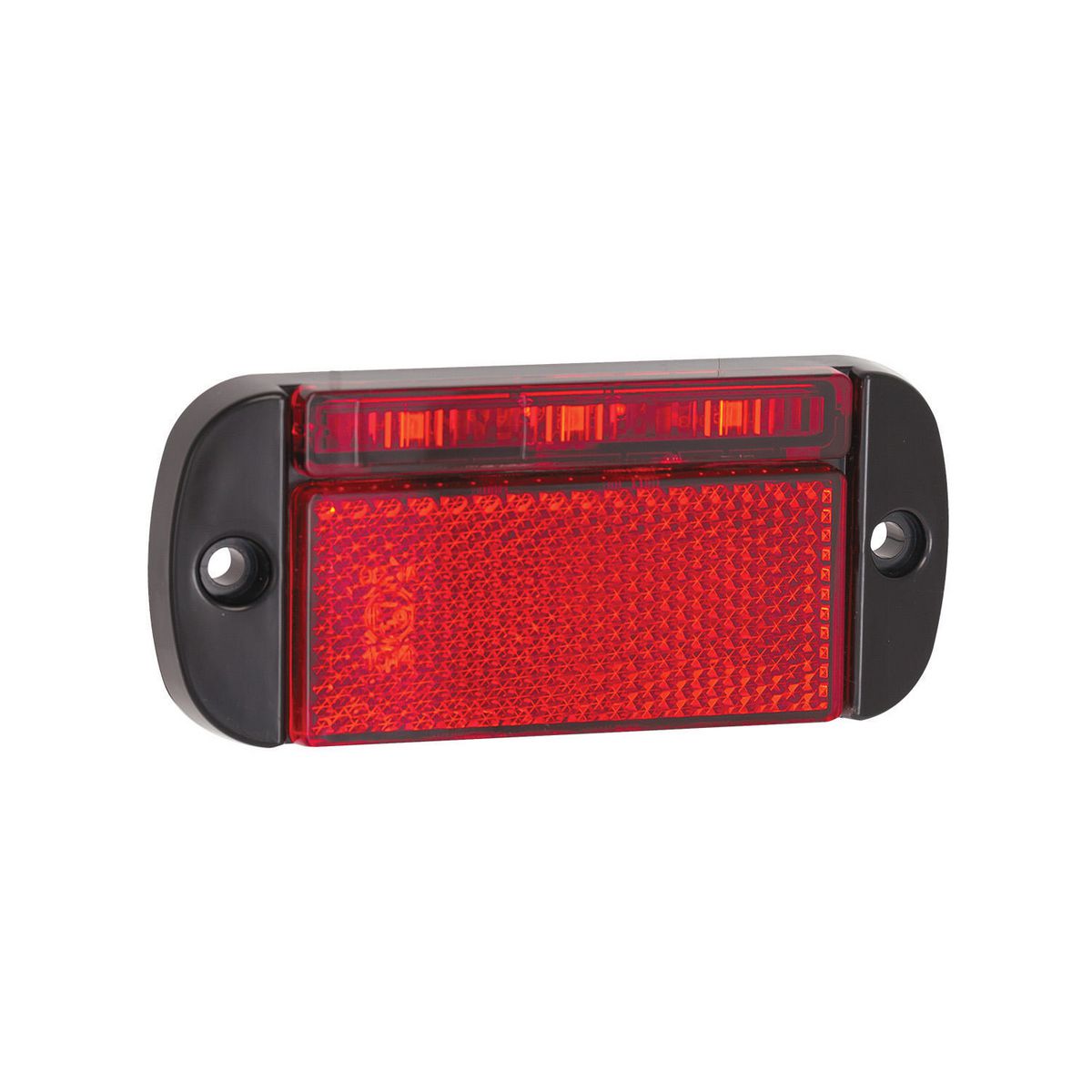 LED Autolamps Rear Marker with Reflector Red 100 x 44mm 12-24V 44RMEB