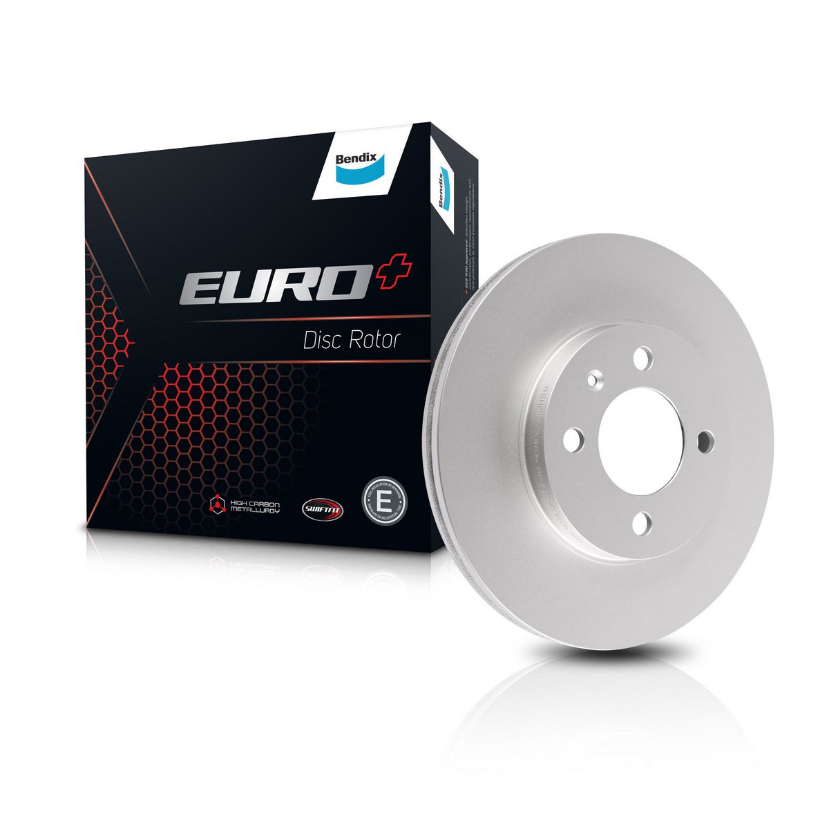 Bendix EURO+ Brake Rotor Single 256mm Front BR446 EURO+
