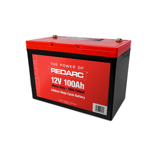 REDARC Heavy Duty Lithium Deep Cycle Battery 12V 100Ah LBAT12100-HD