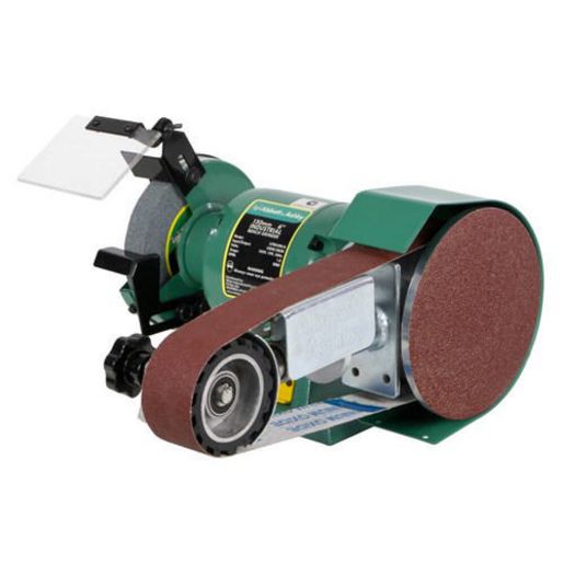 Abbott & Ashby Industrial Bench Grinder 6in. w/ Linishing Attachment AA362W6