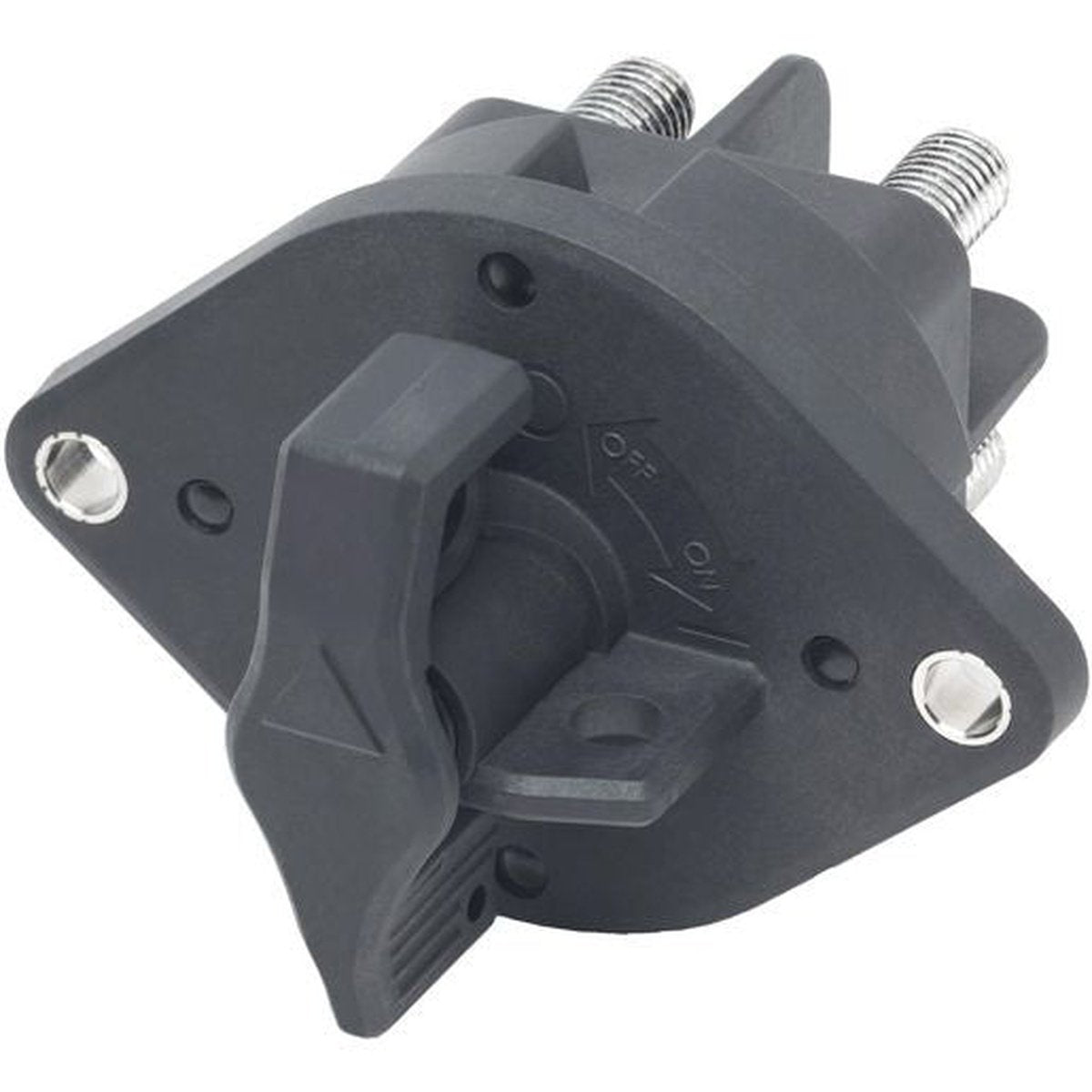 Cole Hersee TR Dual Pole HD Battery Master Switch 400A 48V DC Black Handle (Box of 1) 880175BX