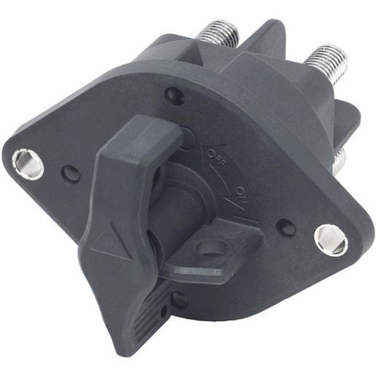 Cole Hersee TR Dual Pole HD Battery Master Switch 400A 48V DC Black Handle (Box of 1) 880175BX