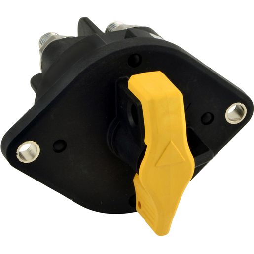 Cole Hersee TR Dual Pole HD Battery Master Switch 400A 48V DC Yellow Handle (Box of 1) 880175-0002BX