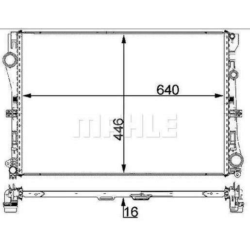 MAHLE Radiator CR 2100 000P