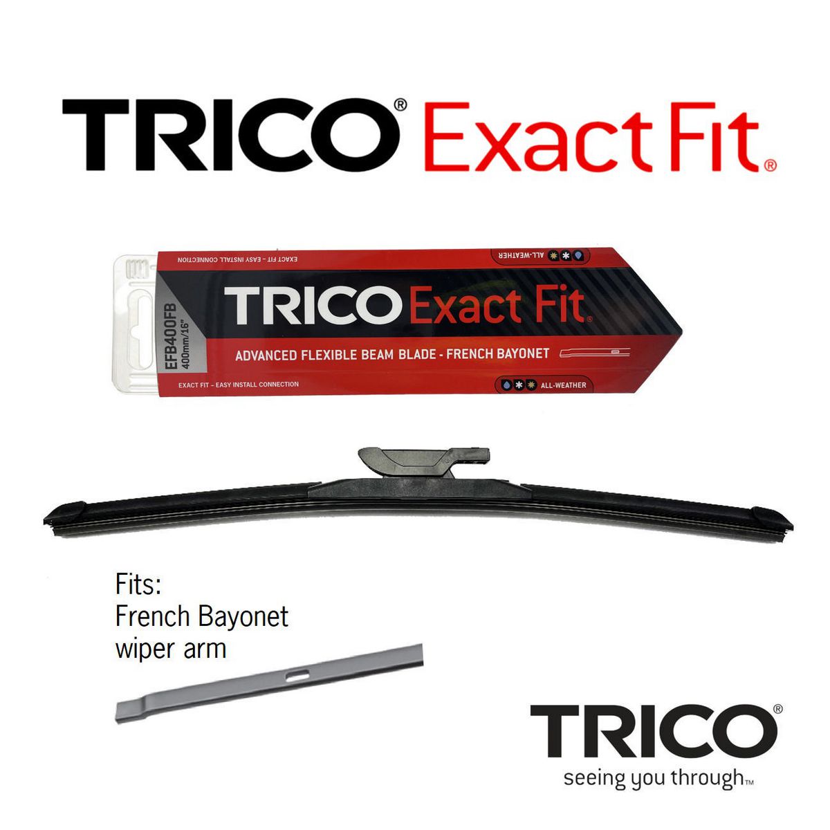 Trico Exact Fit FZ Beam Wiper Blade 650mm EFB6519R
