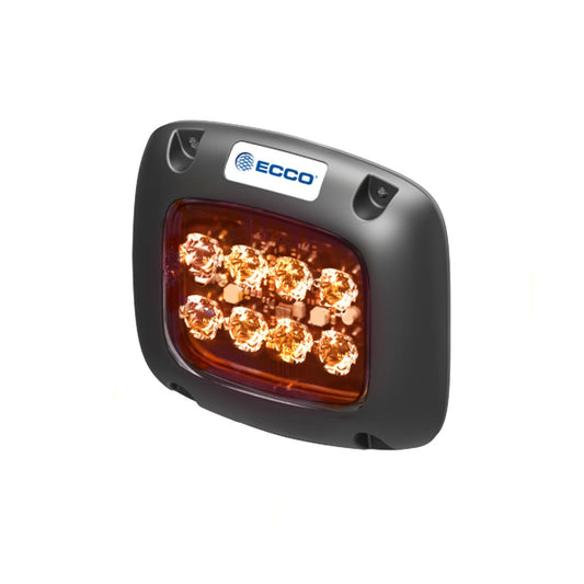 Ecco - LED Bus Surface Mount Wraning Lamp 12-24V Amber 830-200A