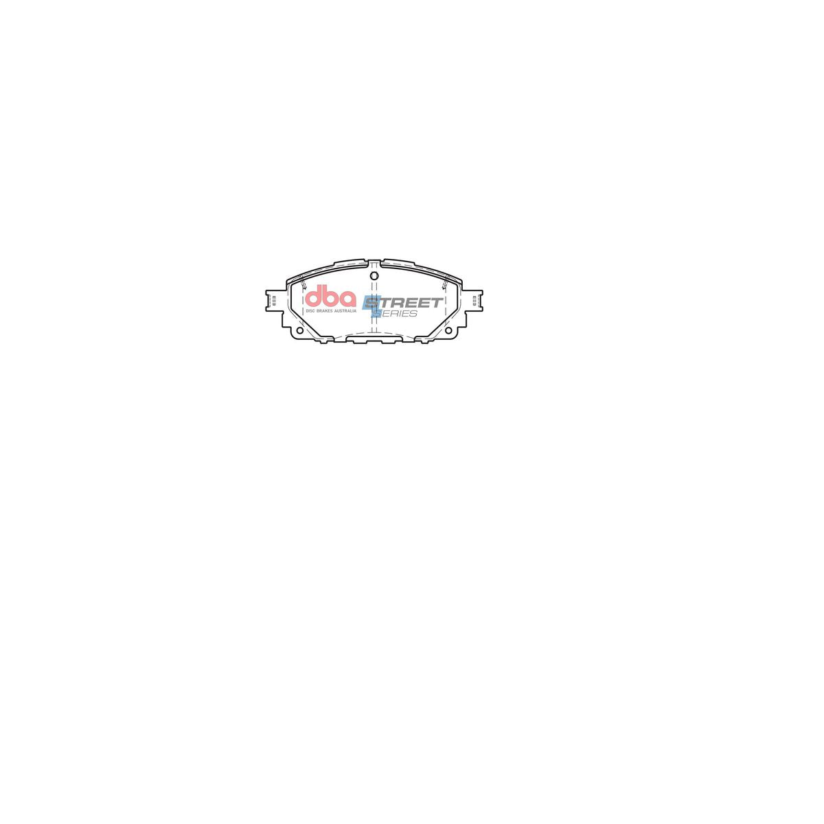 DBA Street Series Brake Pad Set Front DB2396SS