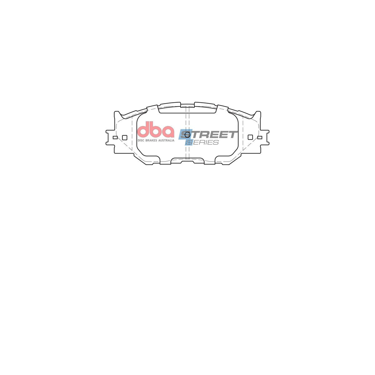 DBA Street Series Brake Pad Set Front DB1852SS