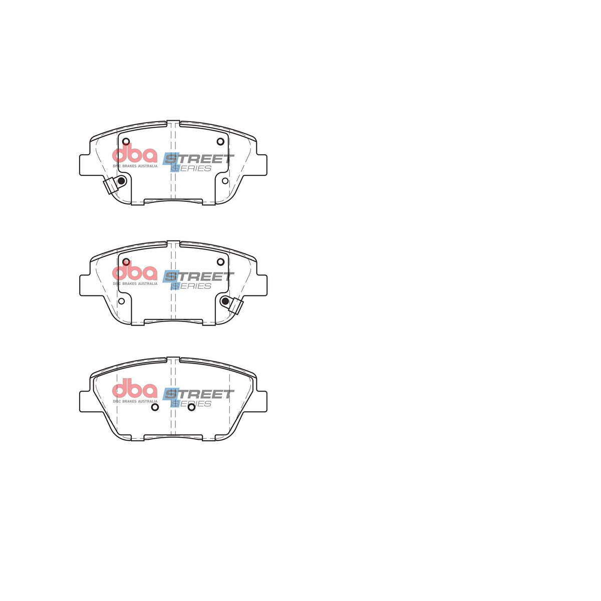 DBA Street Series Brake Pad Set Front DB2089SS