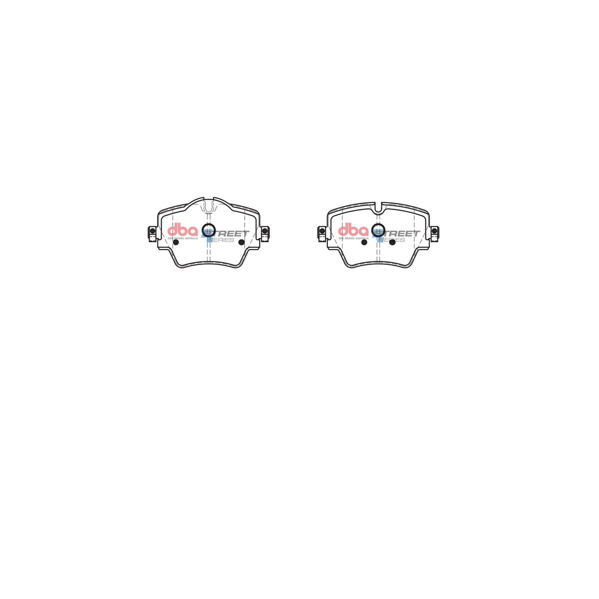 DBA Street Series Brake Pad Set Front DB2377SS