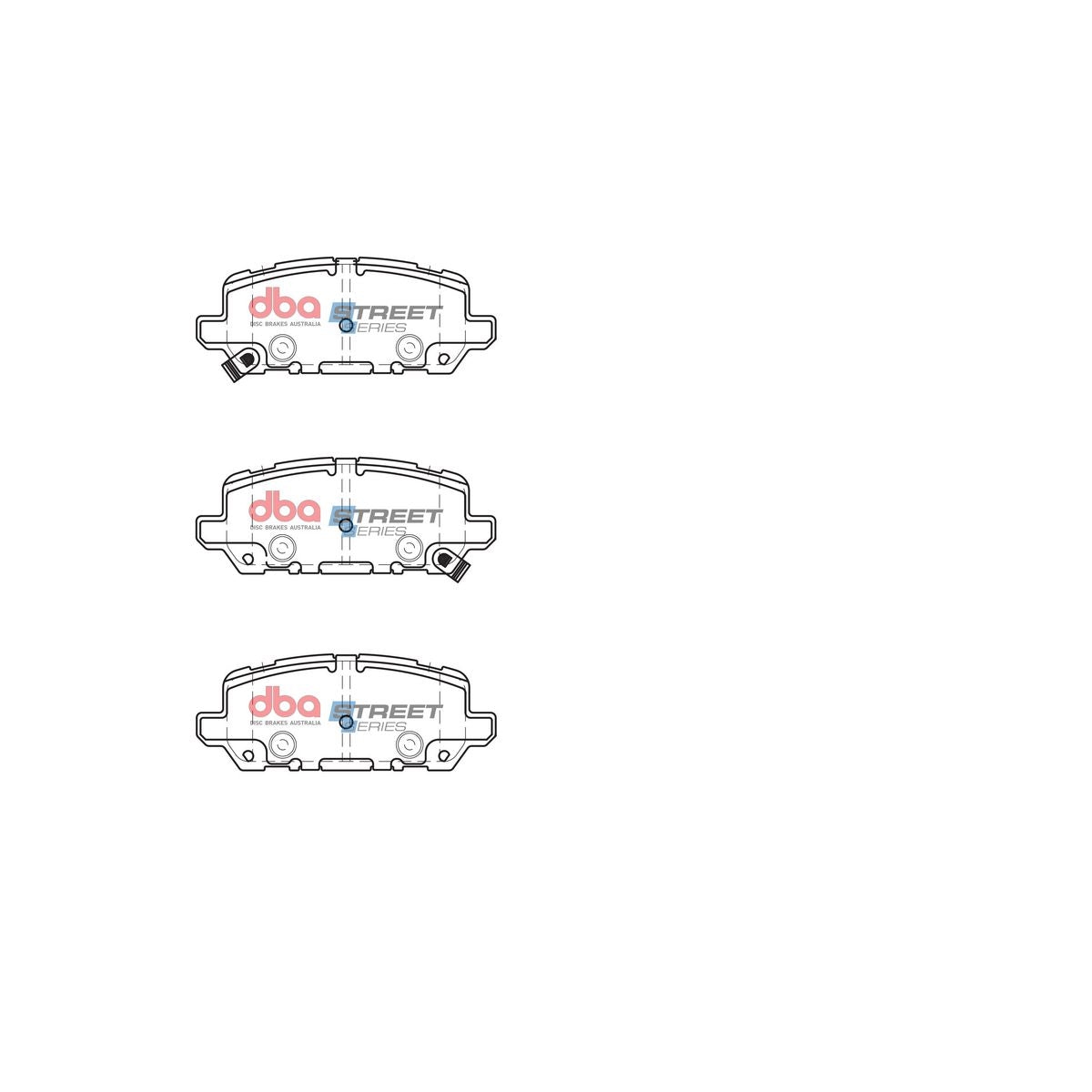 DBA Street Series Brake Pad Set Rear DB2355SS
