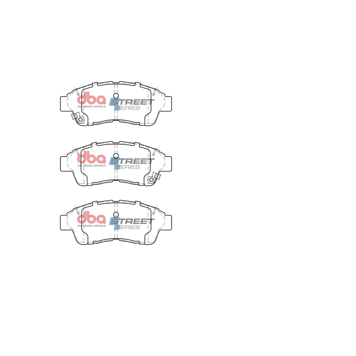 DBA Street Series Brake Pad Set Front DB1267SS
