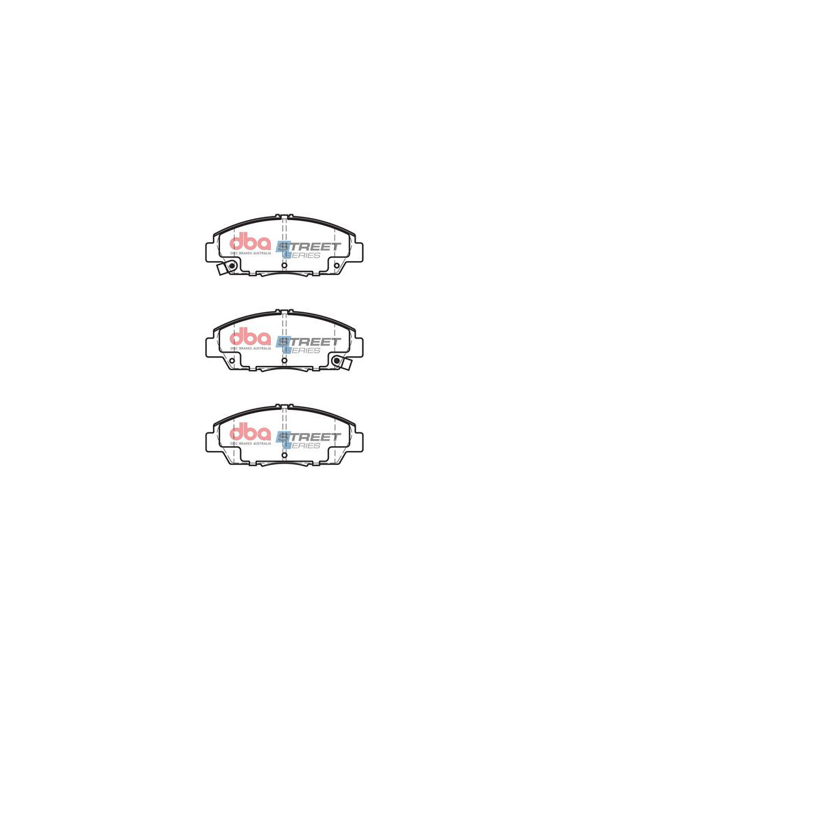 DBA Street Series Brake Pad Set Front DB1268SS
