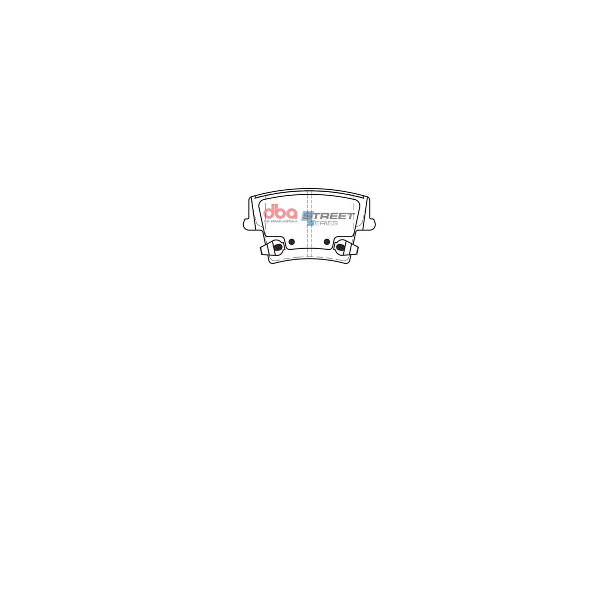 DBA Street Series Brake Pad Set Rear DB2062SS