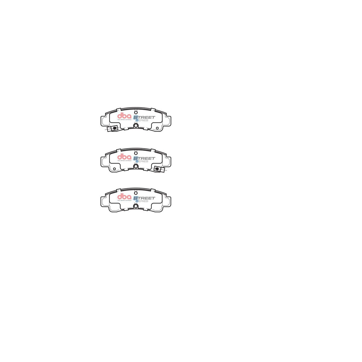 DBA Street Series Brake Pad Set Rear DB1118SS