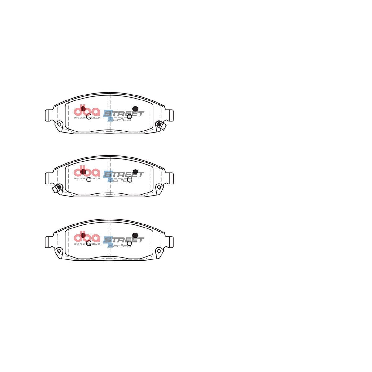 DBA Street Series Brake Pad Set Front DB2333SS