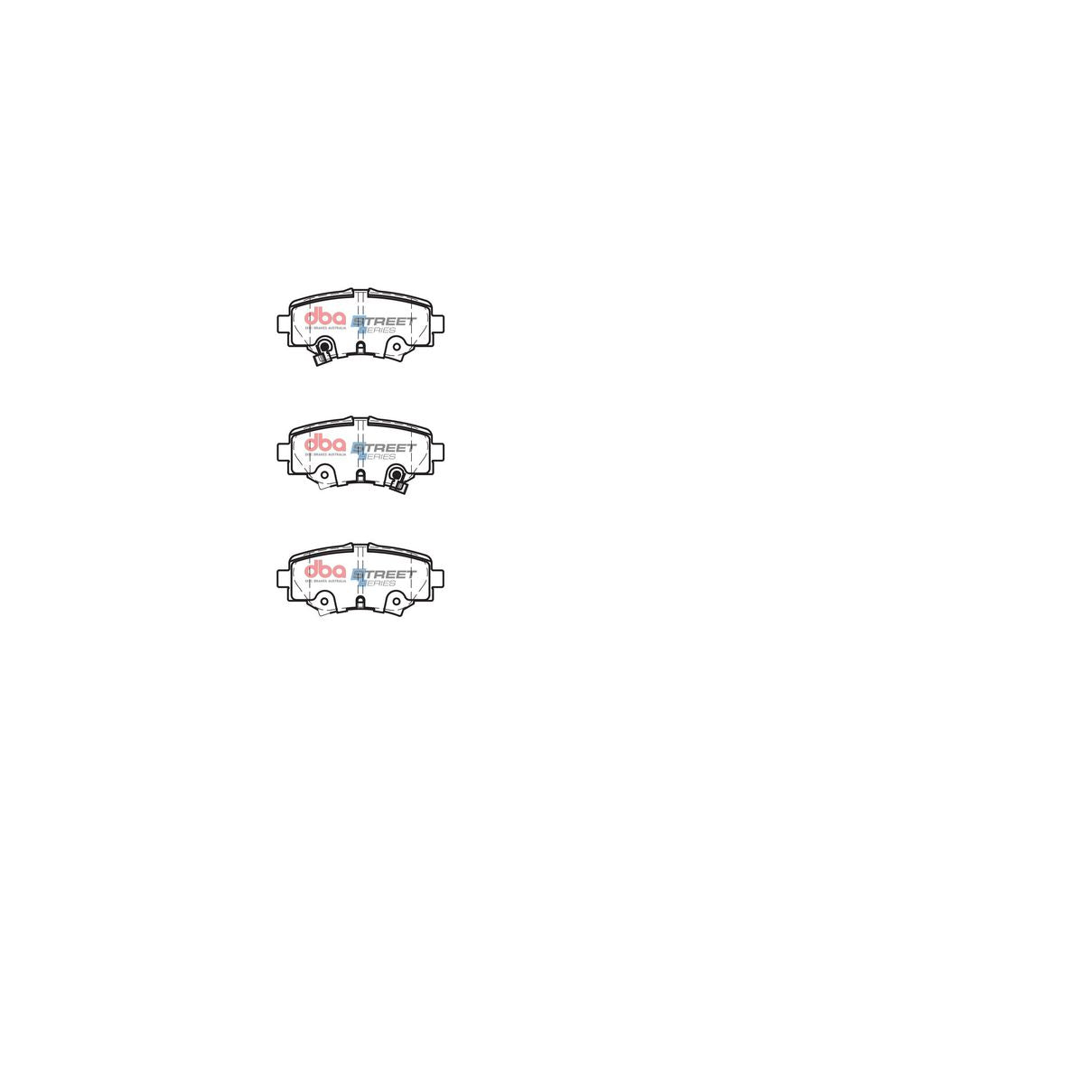 DBA Street Series Brake Pad Set Rear DB2331SS