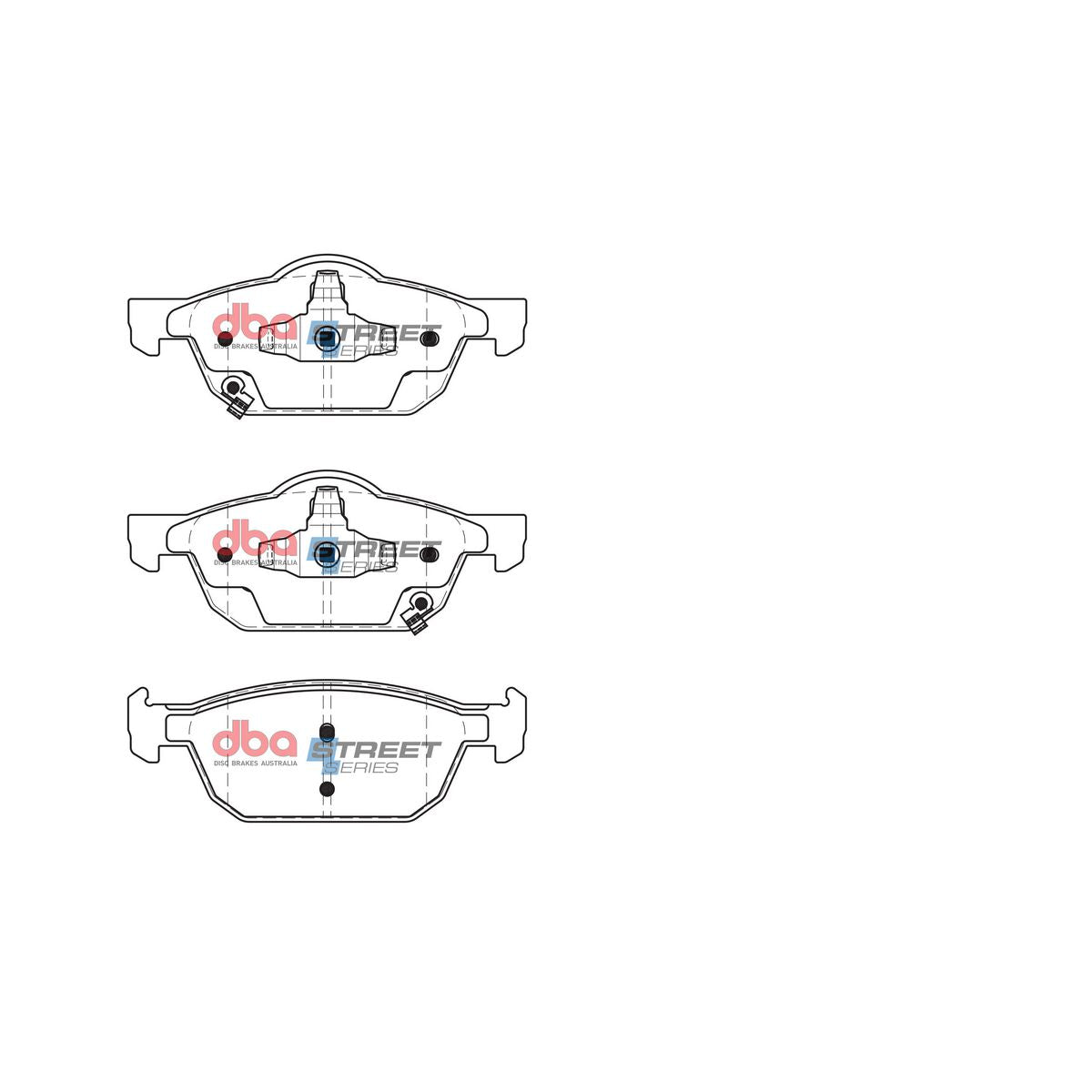 DBA Street Series Brake Pad Set Front DB2308SS