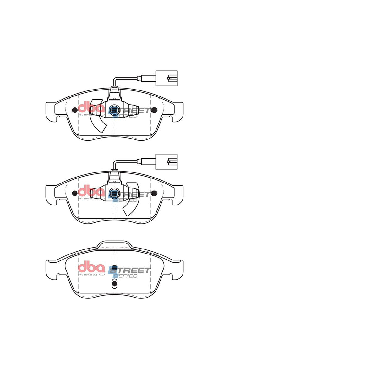 DBA Street Series Brake Pad Set Front DB2312SS