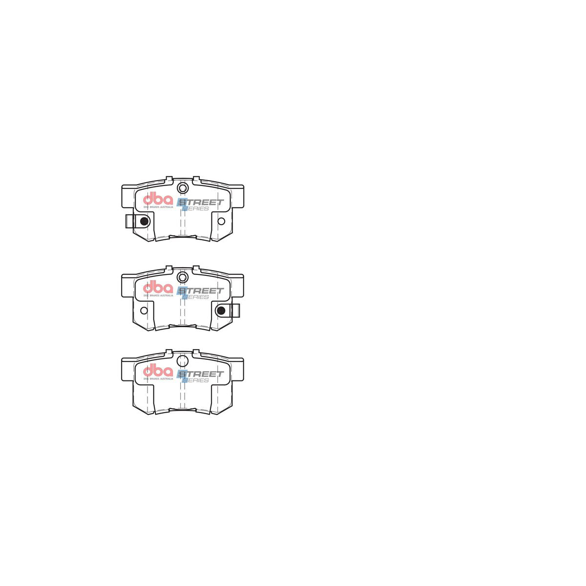 DBA Street Series Brake Pad Set Rear DB1142SS
