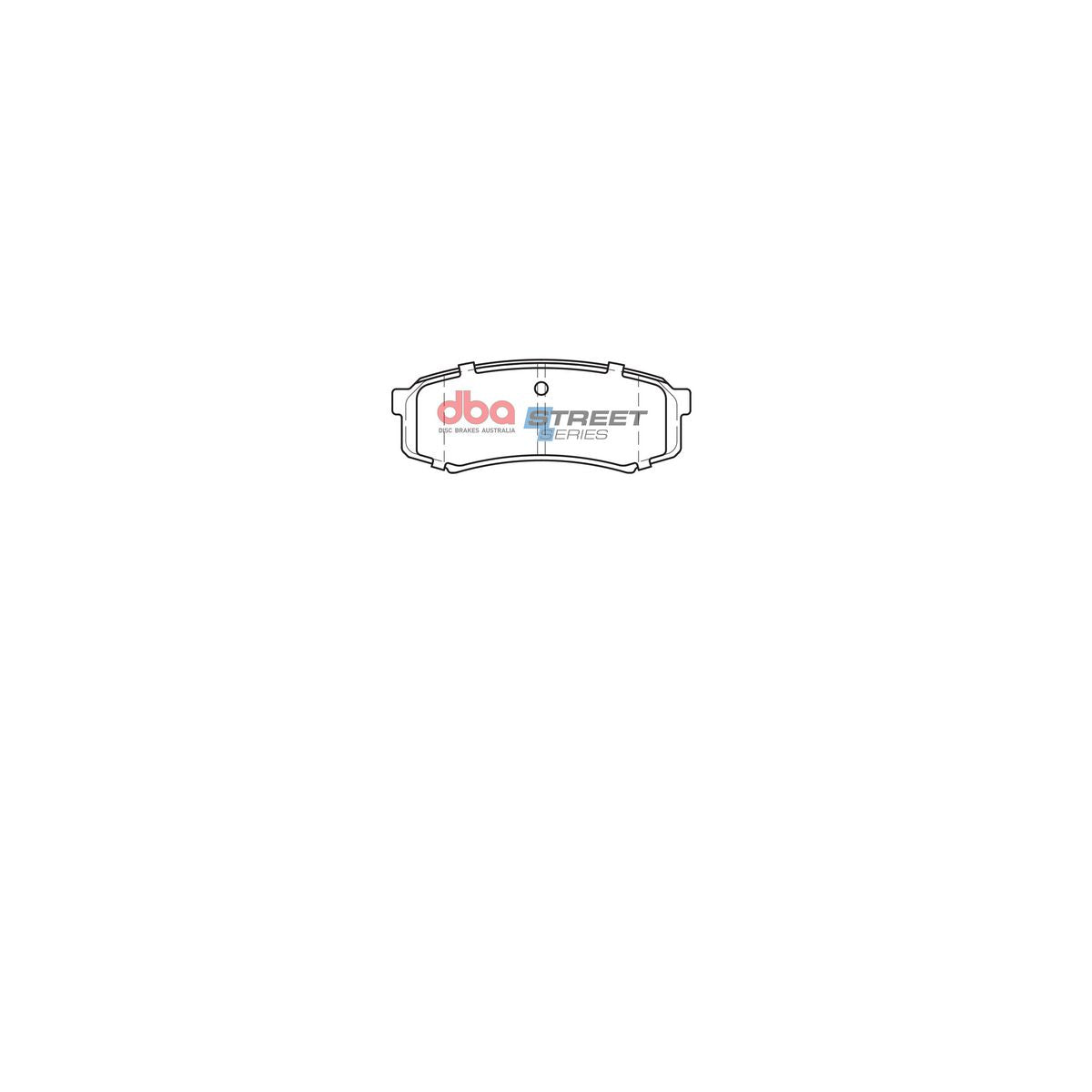 DBA Street Series Brake Pad Set Rear DB1200SS