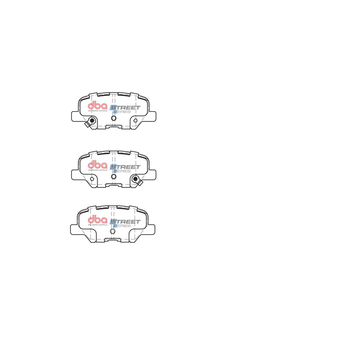 DBA Street Series Brake Pad Set Rear DB2294SS
