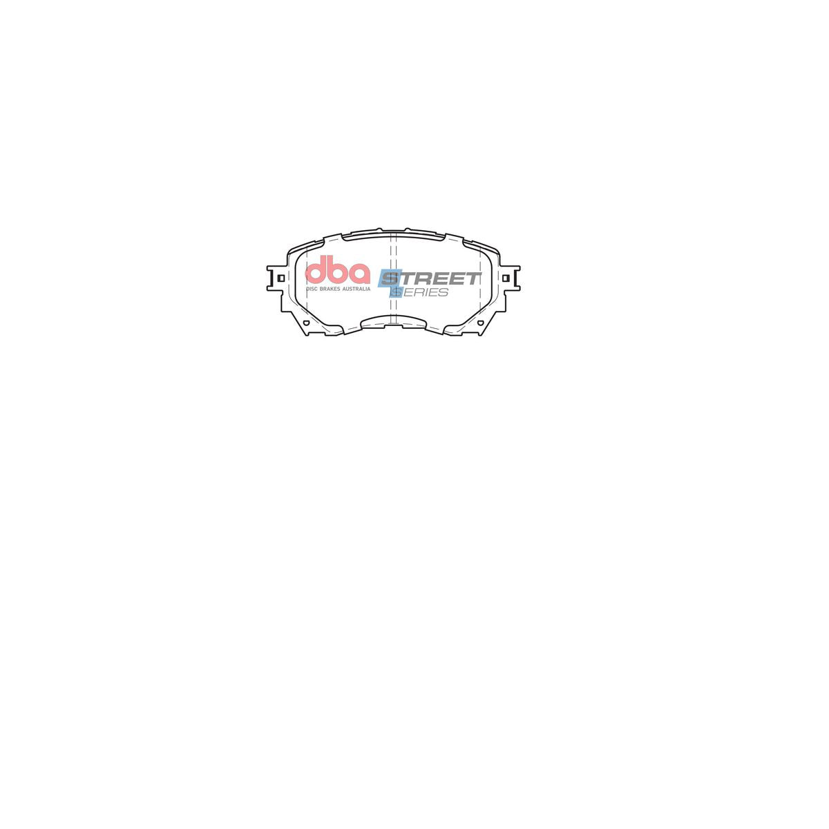 DBA Street Series Brake Pad Set Front DB2293SS