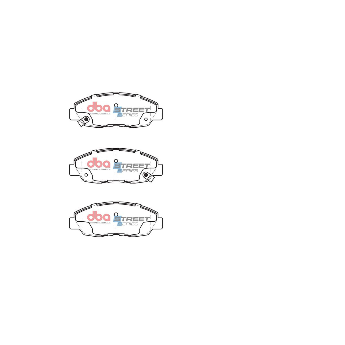 DBA Street Series Brake Pad Set Front DB1191SS