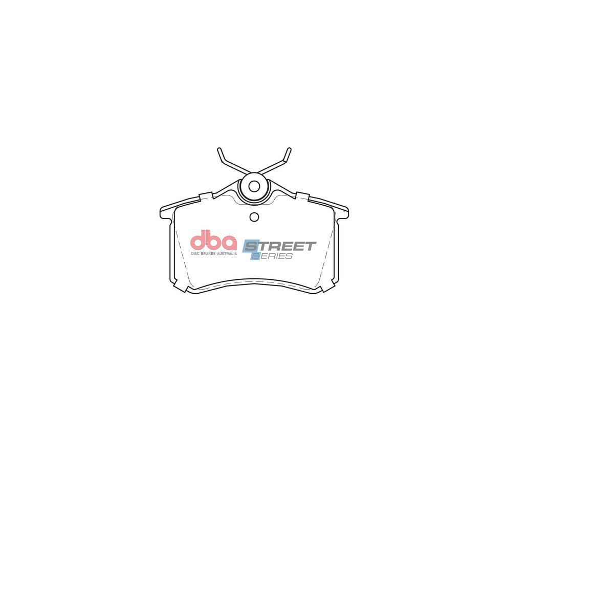 DBA Street Series Brake Pad Set Rear DB1192SS
