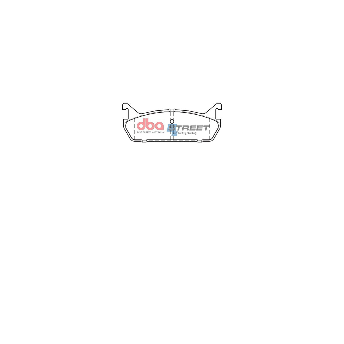 DBA Street Series Brake Pad Set Rear DB1180SS