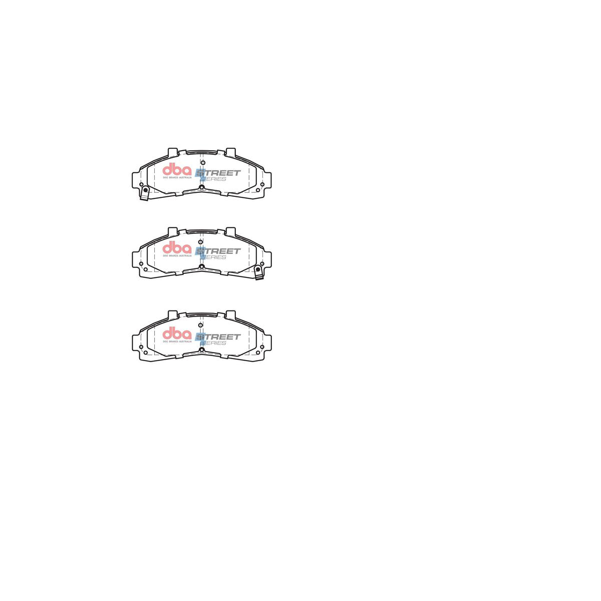 DBA Street Series Brake Pad Set DB7532SS
