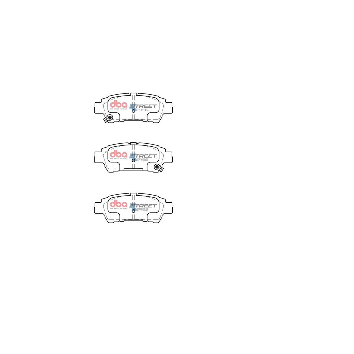 DBA Street Series Brake Pad Set Rear DB1660SS