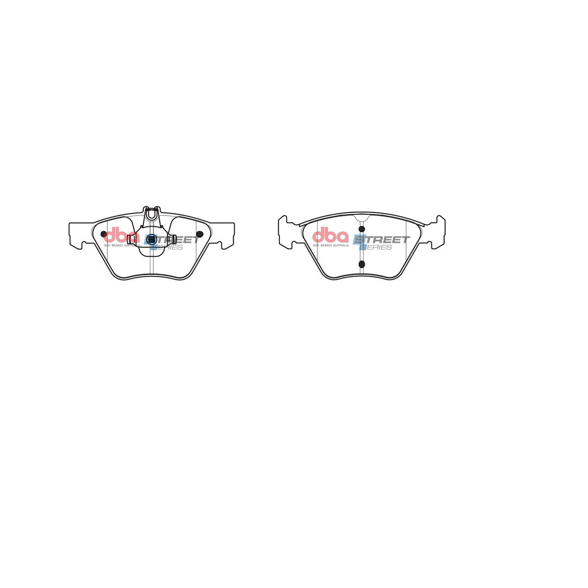 DBA Street Series Brake Pad Set Front DB1403SS